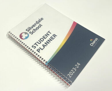 Print for Schools Bespoke Secondary School A5 Student Planners